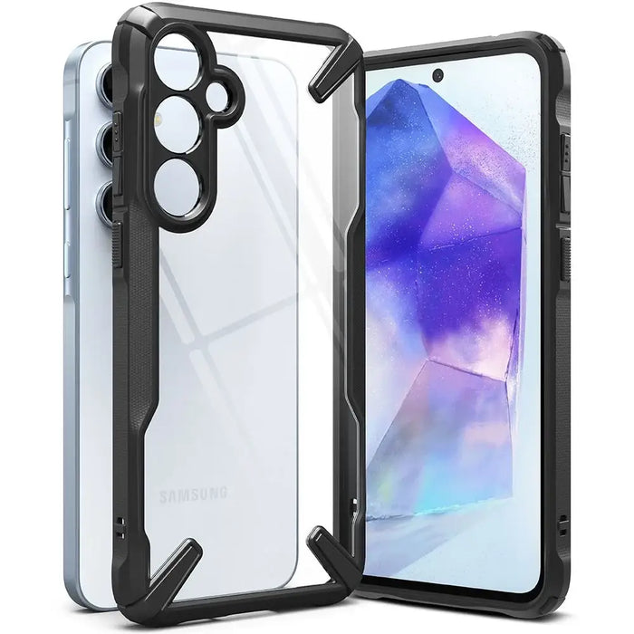 Ringke Fusion X Case for Samsung Galaxy A55 5G - Black - Cell phone cases and covers<<<HurtelXML