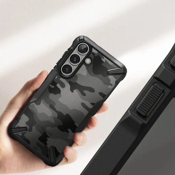 Ringke Fusion X Case for Samsung Galaxy S25 - Black Camo - Cell phone cases and covers<<<HurtelXML