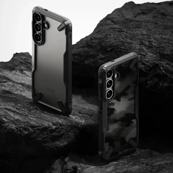 Ringke Fusion X Case for Samsung Galaxy S25 - Black Camo - Cell phone cases and covers<<<HurtelXML