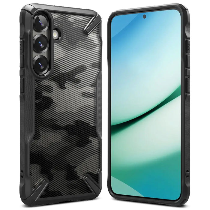 Ringke Fusion X Case for Samsung Galaxy S25+ - Black Camo - Cell phone cases and covers<<<HurtelXML