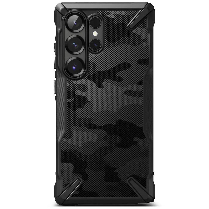 Ringke Fusion X Case for Samsung Galaxy S25 Ultra - Black Camo - Cell phone cases and covers<<<HurtelXML