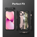 Ringke Fusion X Design durable PC Case with TPU Bumper for iPhone 13 mini black (Ticket band) (FXD540E43) - Cell phone