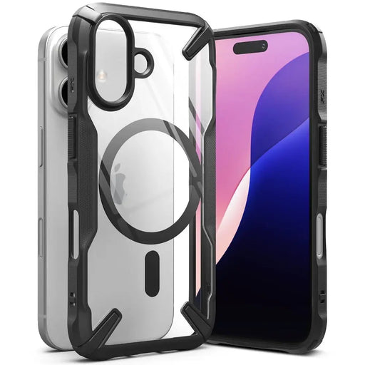 Ringke Fusion X MagSafe Case for Iphone 16 - Black - Cell phone cases and covers<<<HurtelXML
