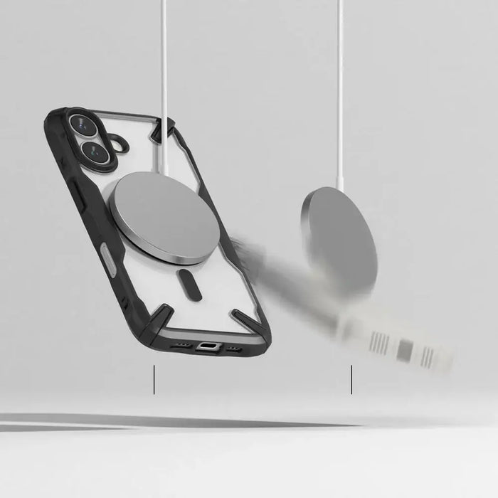 Ringke Fusion X MagSafe Case for Iphone 16 - Black - Cell phone cases and covers<<<HurtelXML