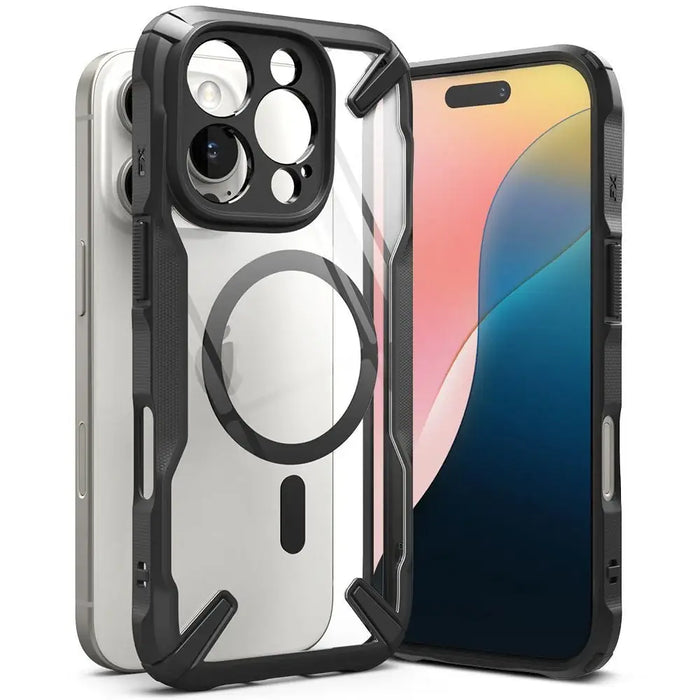 Ringke Fusion X MagSafe Case for iPhone 16 Pro Max - Black Camo - Cell phone cases and covers<<<HurtelXML