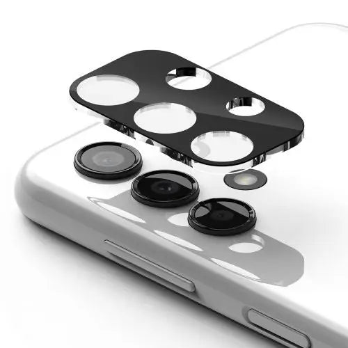 Ringke Galaxy A13 4G Camera Protector Full Cover Glass package (3 pcs) Black - Samsung