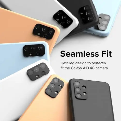 Ringke Galaxy A13 4G Camera Protector Full Cover Glass package (3 pcs) Black - Wireless In-Ear Headphones