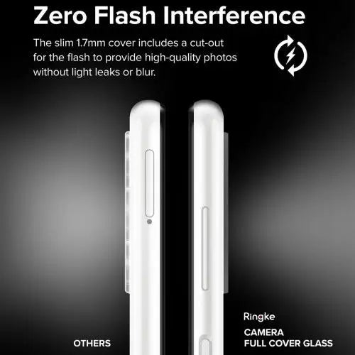 Ringke Galaxy A13 4G Camera Protector Full Cover Glass package (3 pcs) Black - Samsung