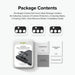 Ringke Galaxy A13 5G Camera Protector Full Cover Glass package (3 pcs) Black - Samsung
