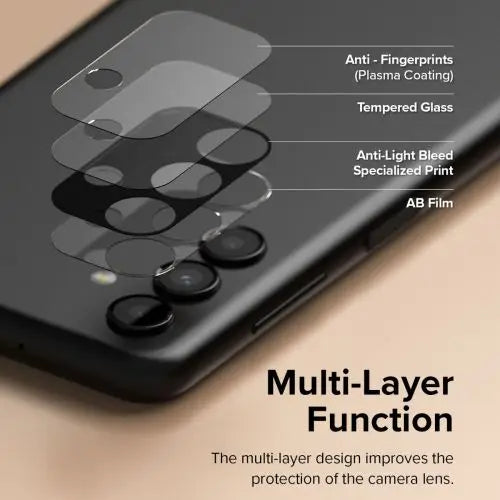 Ringke Galaxy A13 5G Camera Protector Full Cover Glass package (3 pcs) Black - Wireless In-Ear Headphones