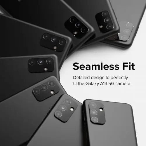 Ringke Galaxy A13 5G Camera Protector Full Cover Glass package (3 pcs) Black - Samsung