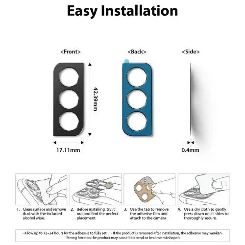 Ringke Galaxy S21+ Camera Styling camera island protector Black - Samsung