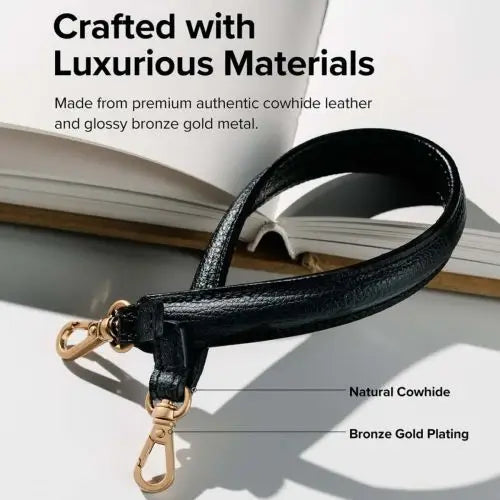 Ringke Galaxy Z Flip 3/Z Flip Leather Hand Strap for Case Folio Signature Black - Samsung