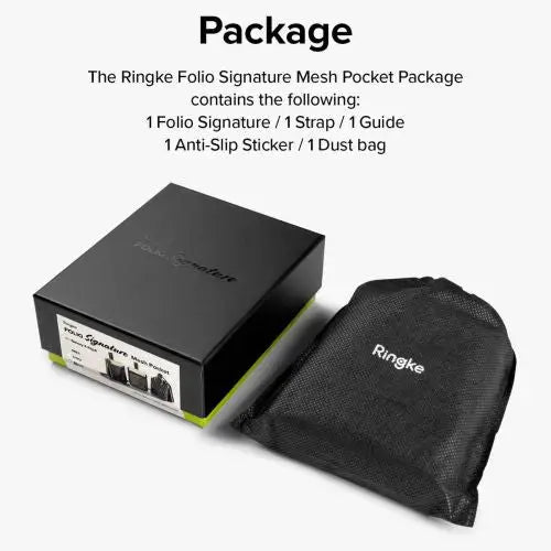 Ringke Galaxy Z Flip 4 Case Folio Signature Mesh Pocket Black - Wireless In-Ear Headphones