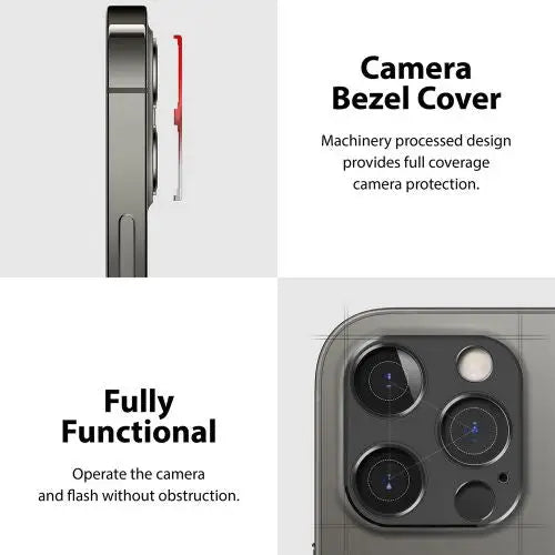 Ringke iPhone 12 Pro Camera Styling camera island protector Gray - iPhone 12 Pro Max<<<Accessories<<<Основна<<<DunaXML