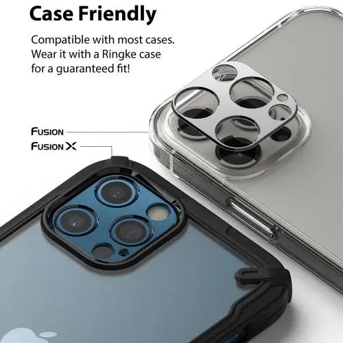 Ringke iPhone 12 Pro Camera Styling camera island protector Silver - iPhone 12 Pro Max<<<Accessories<<<Основна<<<DunaXML