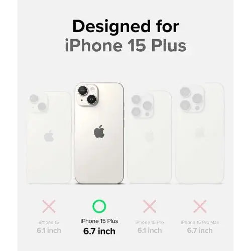 Ringke iPhone 15 Plus Case Fusion Bold Clear/ Black - iPhone 15 Plus<<<Accessories<<<Основна<<<DunaXML