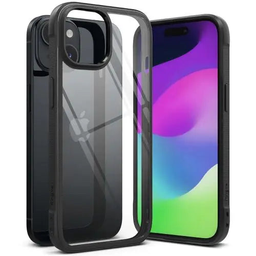 Ringke iPhone 15 Plus Case Fusion Bold Clear/ Black - iPhone 15 Plus<<<Accessories<<<Основна<<<DunaXML
