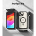 Ringke iPhone 15 Plus Case Fusion Bold Magnetic Matte Clear/ Black - Magnetic<<<Accessories<<<Основна<<<DunaXML