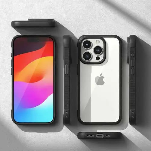 Ringke iPhone 15 Pro Case Fusion Bold Clear/ Black - iPhone 15 Pro<<<Accessories<<<Основна<<<DunaXML