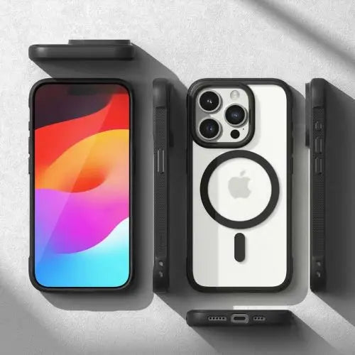 Ringke iPhone 15 Pro Case Fusion Bold Magnetic Glitter Matte Black - Magnetic<<<Accessories<<<Основна<<<DunaXML