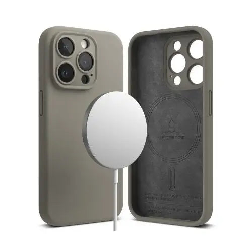 Ringke iPhone 15 Pro Case Silicone Magnetic Gray - iPhone 15 Pro<<<Accessories<<<Основна<<<DunaXML