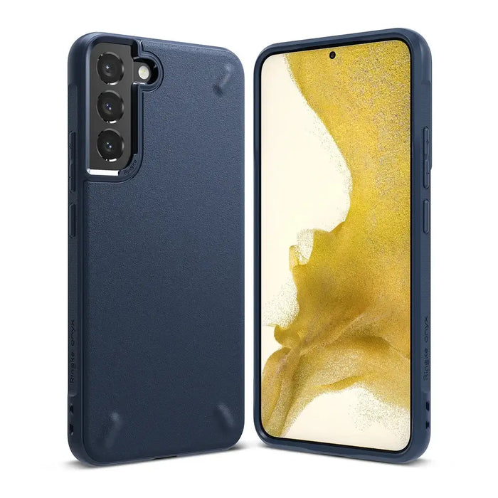 Ringke Onyx Durable Cover for Samsung Galaxy S22 + (S22 Plus) navy blue - Cell phone cases and covers<<<HurtelXML