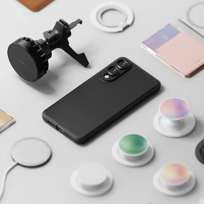 Ringke Onyx Magnetic Magsafe Case for Samsung Galaxy S25 Edge - Black - Cell phone cases and covers<<<HurtelXML