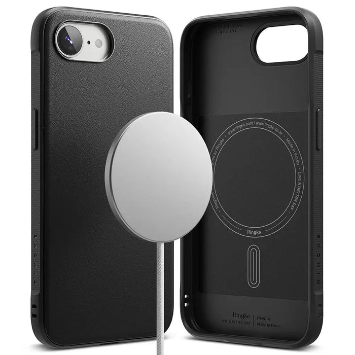 Ringke Onyx Magnetic Magsafe iPhone 16e Case - Black - Cell phone cases and covers<<<HurtelXML
