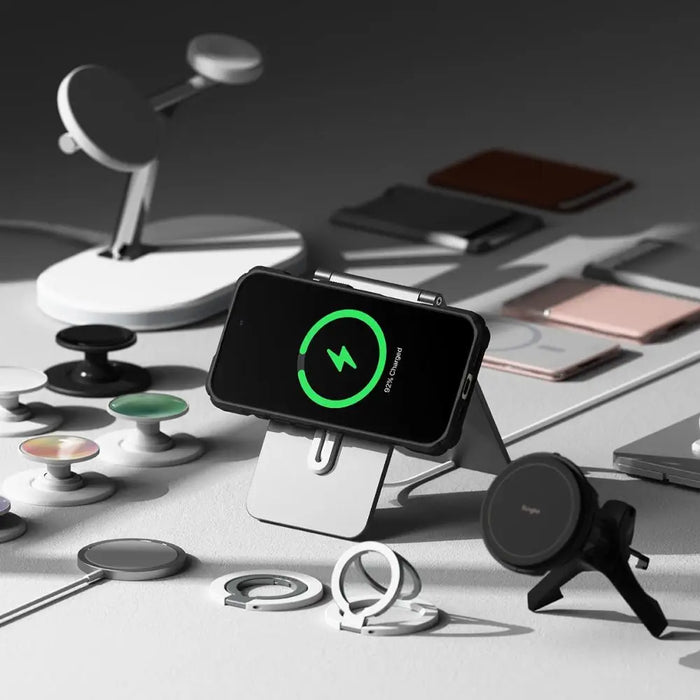 Ringke Rugged Gear MagSafe iPhone 16 Pro Case - Black - Cell phone cases and covers<<<HurtelXML