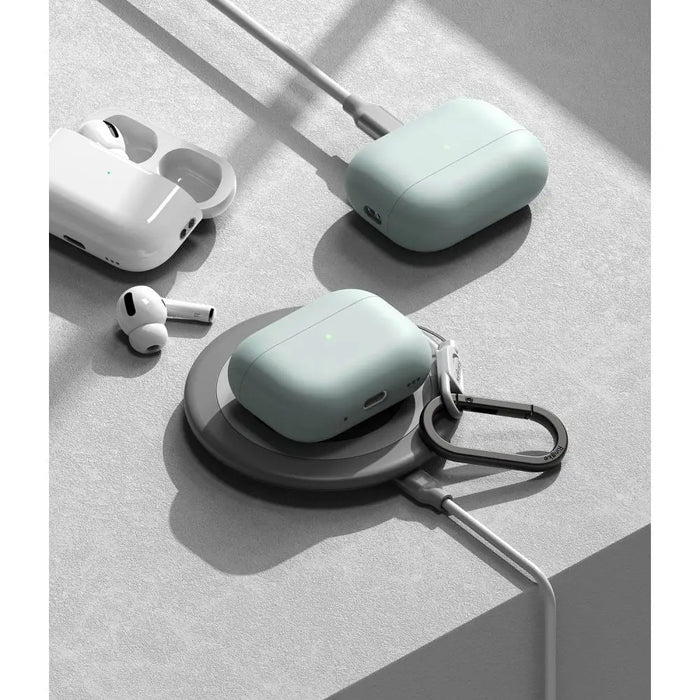 Ringke Silicone Case for Apple AirPods Pro 1 / 2 - Green - Cell phone cases and covers<<<HurtelXML