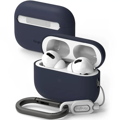 Ringke Silicone Case for Apple AirPods Pro 1 / 2 - Navy Blue - Cell phone cases and covers<<<HurtelXML