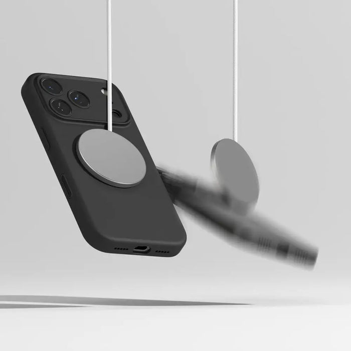 Ringke Silicone Magnetic MagSafe Case for iPhone 17 Pro Max - Black - Cell phone cases and covers<<<HurtelXML