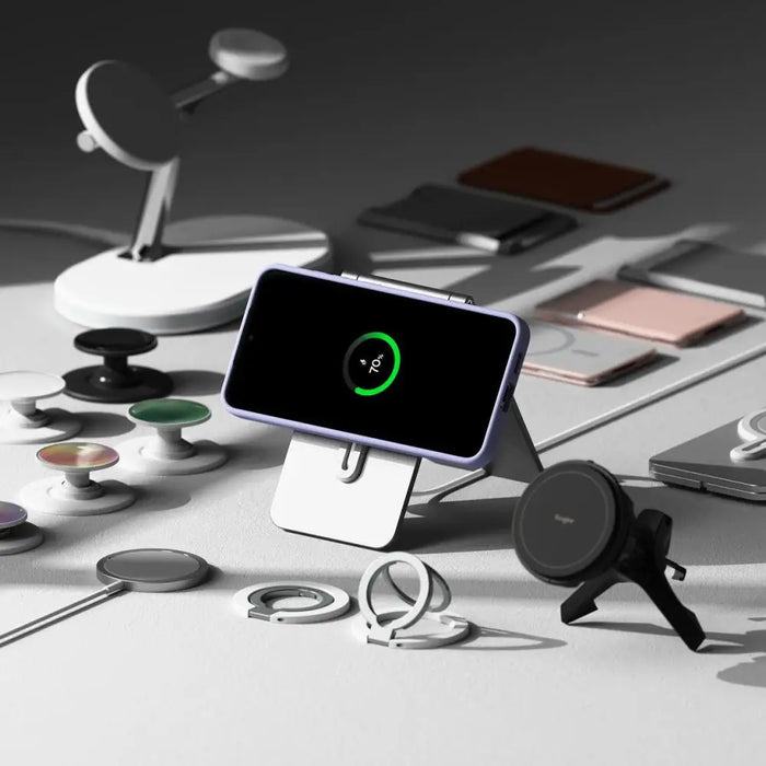 Ringke Silicone MagSafe Case for Samsung Galaxy S25+ - Purple - Cell phone cases and covers<<<HurtelXML