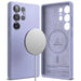 Ringke Silicone MagSafe Case for Samsung Galaxy S25 Ultra - Purple - Cell phone cases and covers<<<HurtelXML
