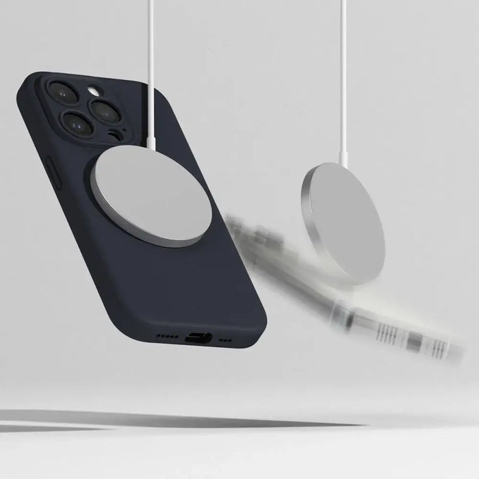 Ringke Silicone MagSafe iPhone 15 Pro Case - Navy Blue - Cell phone cases and covers<<<HurtelXML