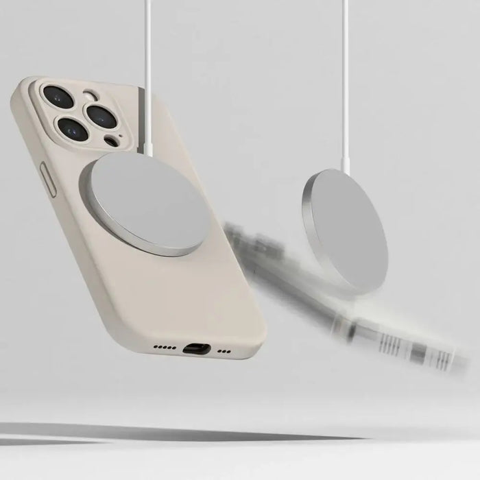 Ringke Silicone MagSafe iPhone 15 Pro Max Case - Beige - Cell phone cases and covers<<<HurtelXML