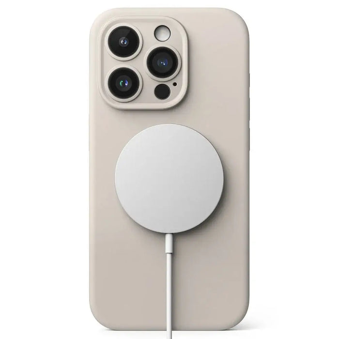 Ringke Silicone MagSafe iPhone 15 Pro Max Case - Beige - Cell phone cases and covers<<<HurtelXML