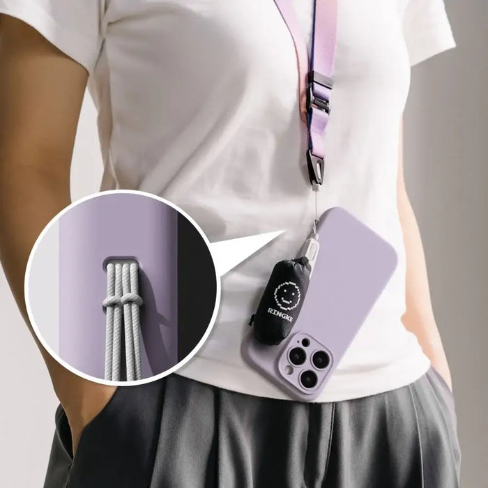 Ringke Silicone MagSafe iPhone 16 Pro Case - Purple - Cell phone cases and covers<<<HurtelXML