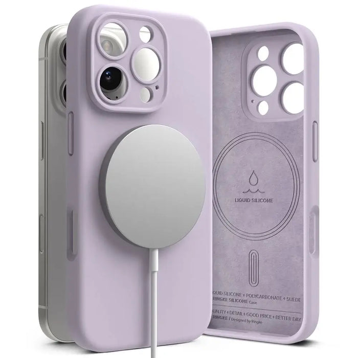 Ringke Silicone MagSafe iPhone 16 Pro Case - Purple - Cell phone cases and covers<<<HurtelXML