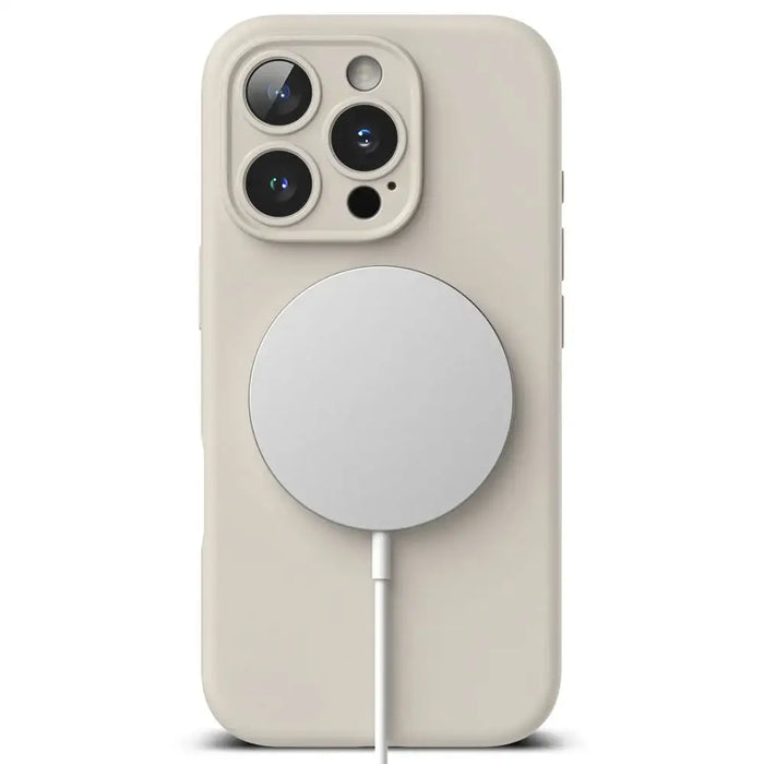 Ringke Silicone MagSafe iPhone 16 Pro Max Case - Beige - iPhone 16 Pro Max<<<Accessories<<<Основна<<<DunaXML&&&Cell