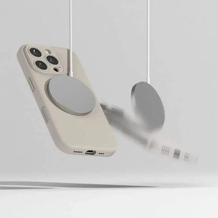Ringke Silicone MagSafe iPhone 16 Pro Max Case - Beige - iPhone 16 Pro Max<<<Accessories<<<Основна<<<DunaXML&&&Cell
