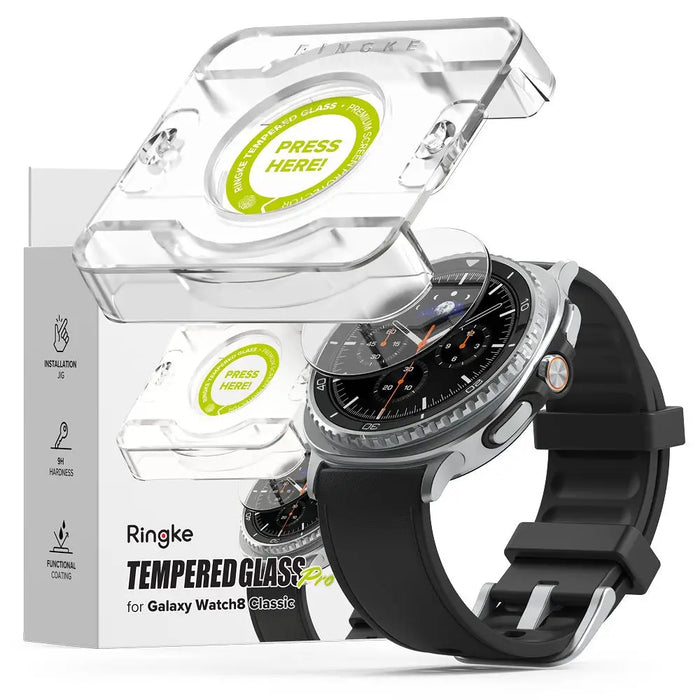 Ringke Tempered Glass Pro 2-pack for Samsung Galaxy Watch 8 46mm - transparent - Cell phone tempered glass<<<HurtelXML