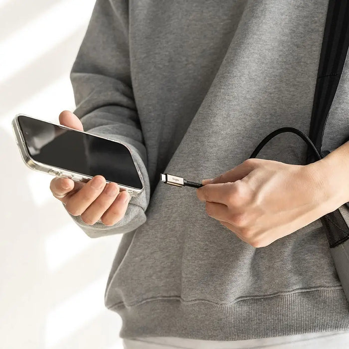 Ringke USB-C 3.2 Gen. PD240W Cable 100cm - Black - Cables and tapes<<<HurtelXML