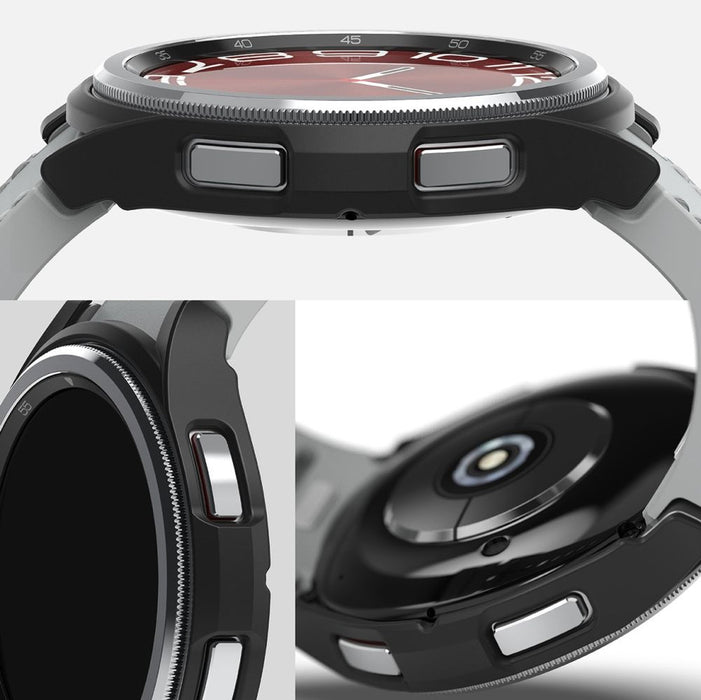 Ringke Slim 2-pack Case for Samsung Galaxy Watch 6 Classic 43mm - Black and Clear