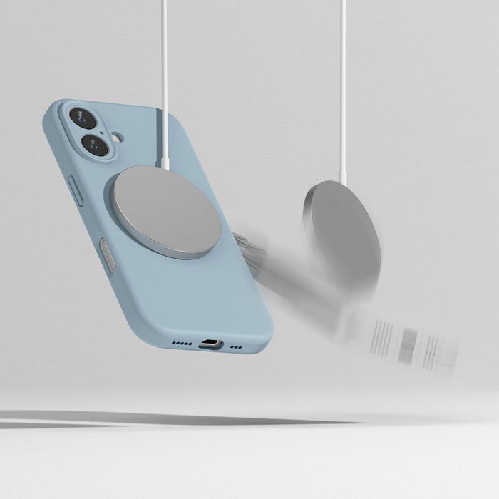 Ringke Silicone MagSafe iPhone 16 Case - Blue