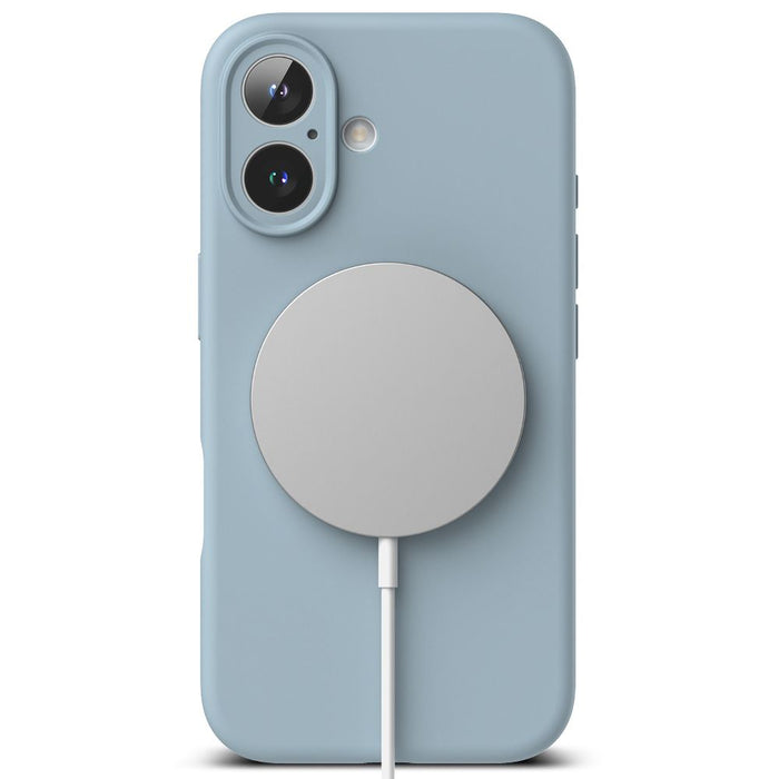 Ringke Silicone MagSafe iPhone 16 Case - Blue