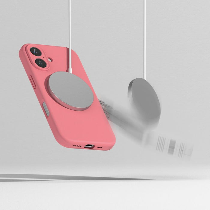 Ringke Silicone MagSafe iPhone 16 Case - Pink