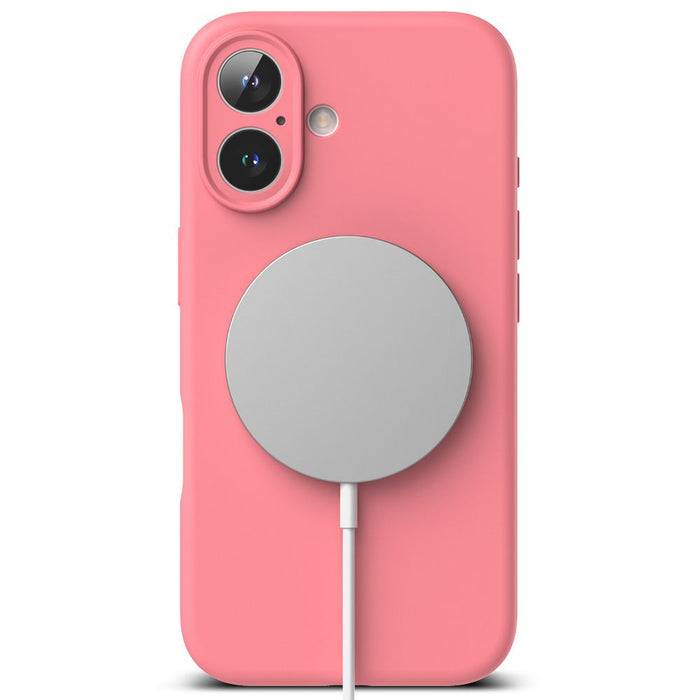 Ringke Silicone MagSafe iPhone 16 Case - Pink