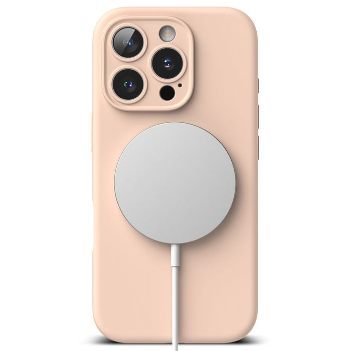 Ringke Silicone MagSafe iPhone 16 Pro Case - Pink